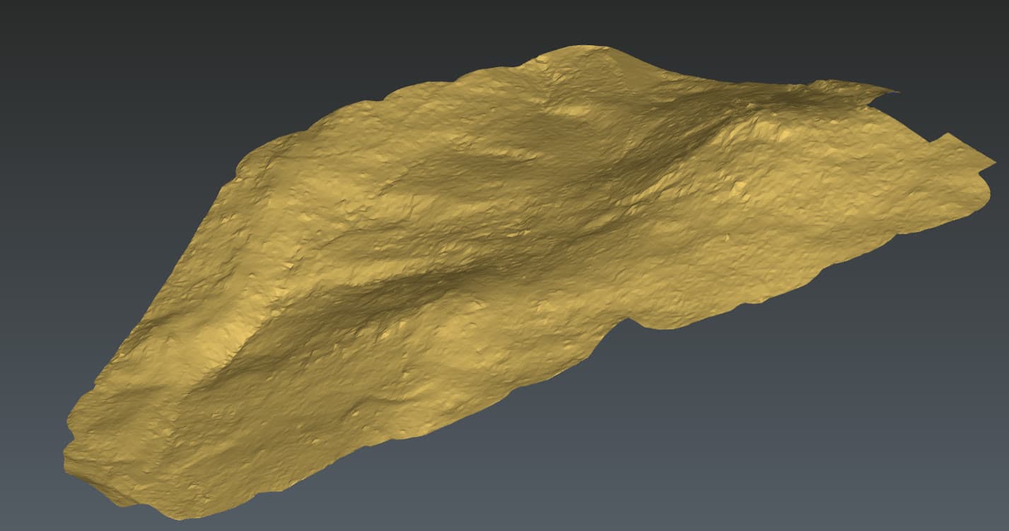 Shaded LiDAR digital elevation model of alpine terrain at Perisher